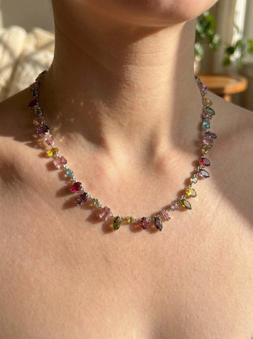 Multicolor Crystal Necklace